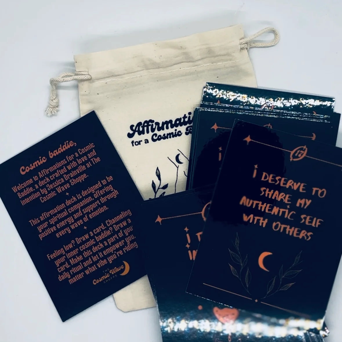 Affirmations for a Cosmic Baddie Deck