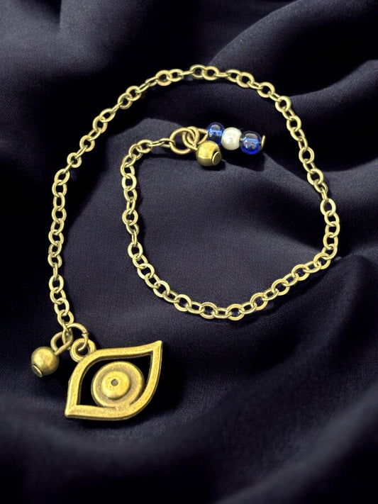 Evil Eye Bronze Chain Pendulum