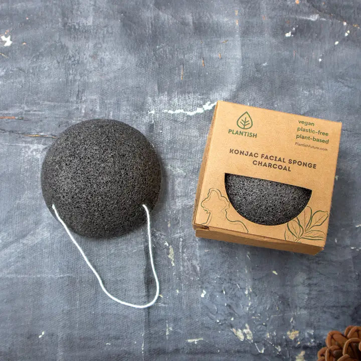 Konjac Facial Sponge - Charcoal