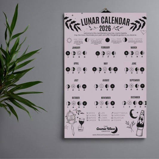 Moonlit Lilac Lunar Calendar